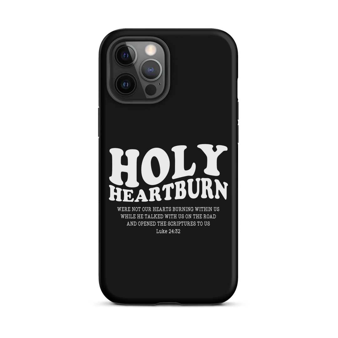 Christian Phone Case Holy Heartburn Black for iPhone® iPhone® Phone Cases Matte iPhone 12 Pro Max 