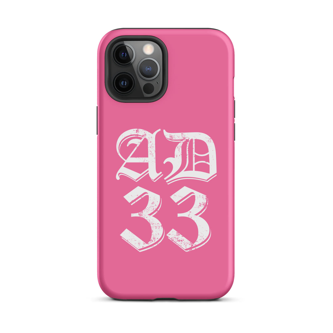 Christian Phone Case AD 33 Old English Pink for iPhone® iPhone® Phone Cases Matte iPhone 12 Pro Max 