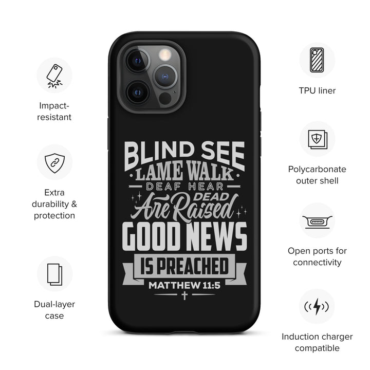 Christian Phone Case Go Tell John Black for iPhone® iPhone® Phone Cases   