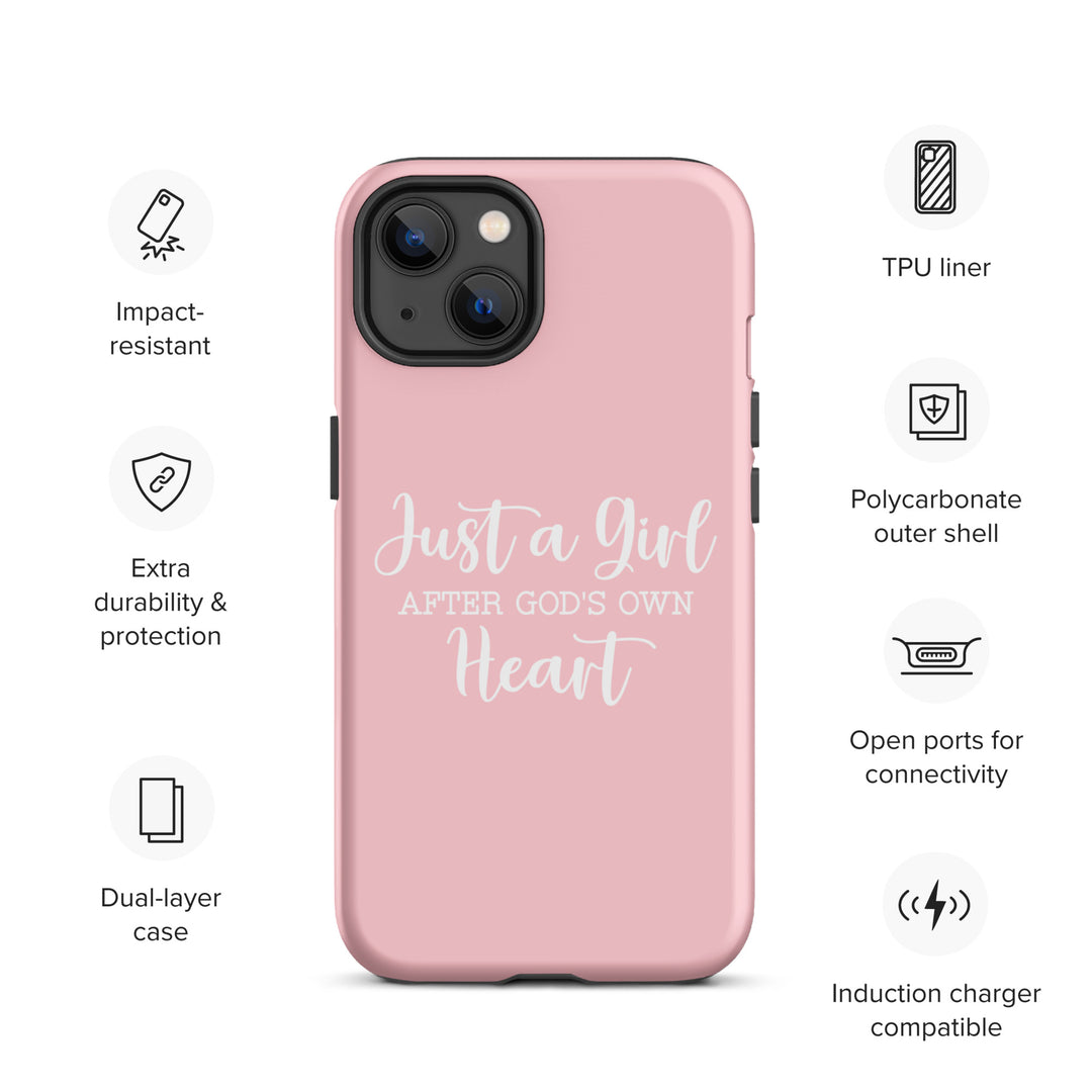 Christian Phone Case Girl After God's Heart for iPhone® iPhone® Phone Cases   