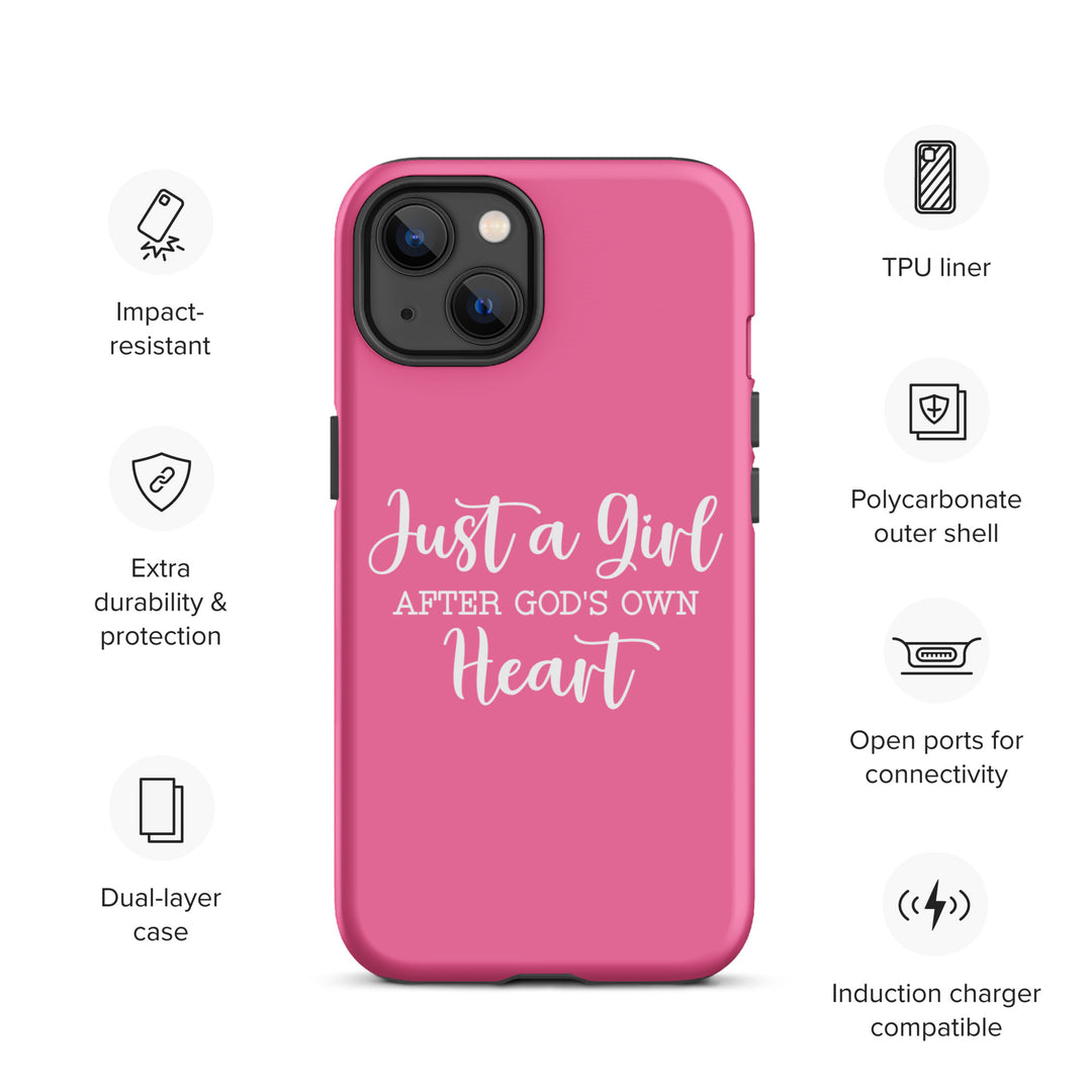 Christian Phone Case Girl After God's Heart for iPhone® iPhone® Phone Cases   