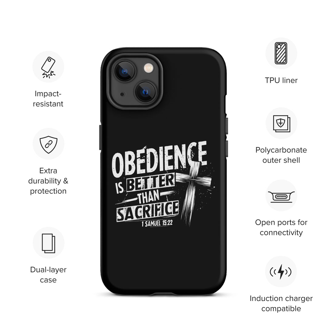 Christian Phone Case Obedience Is Better for iPhone® iPhone® Phone Cases   