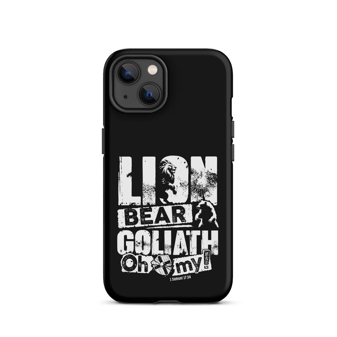 Christian Phone Case Lion Bear Goliath for iPhone® iPhone® Phone Cases Matte iPhone 13 