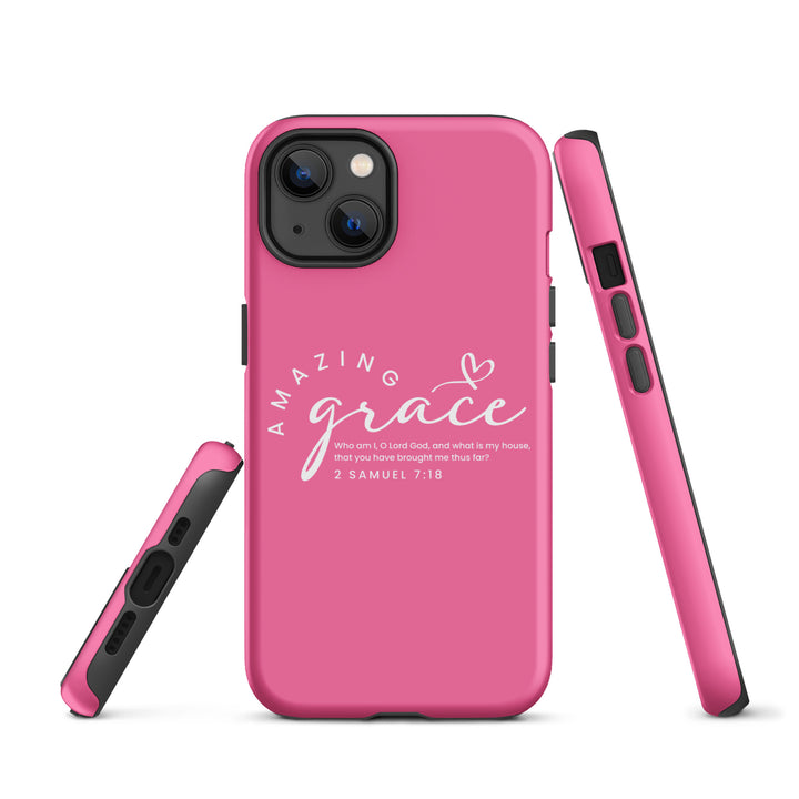 Christian Phone Case Amazing Grace Pink for iPhone® iPhone® Phone Cases   