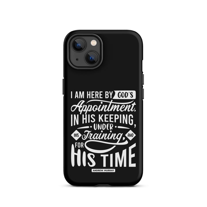 Christian Phone Case His Time Black for iPhone® iPhone® Phone Cases Matte iPhone 13 