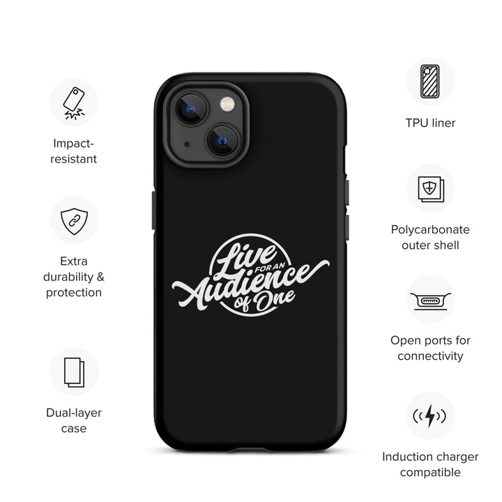 Christian Phone Case Audience of One Black for iPhone® iPhone® Phone Cases   