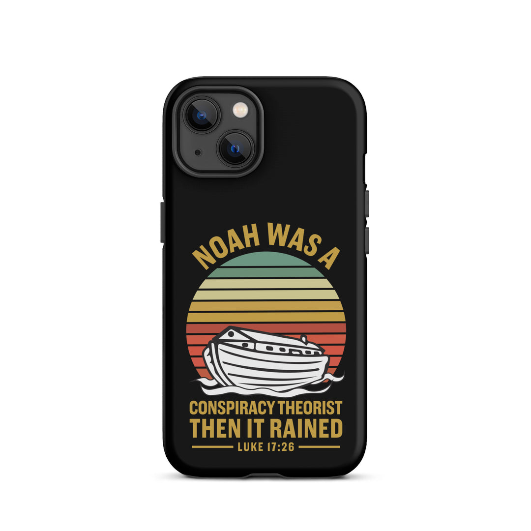 Christian Phone Case Noah Conspiracy Black for iPhone® iPhone® Phone Cases Matte iPhone 13 