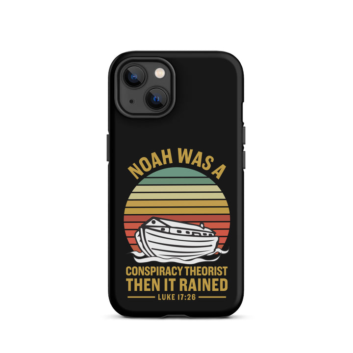 Christian Phone Case Noah Conspiracy Black for iPhone® iPhone® Phone Cases Matte iPhone 13 