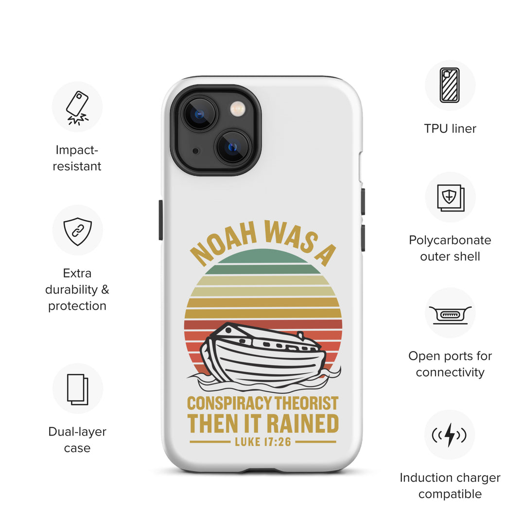 Christian Phone Case Noah Conspiracy White for iPhone® iPhone® Phone Cases   