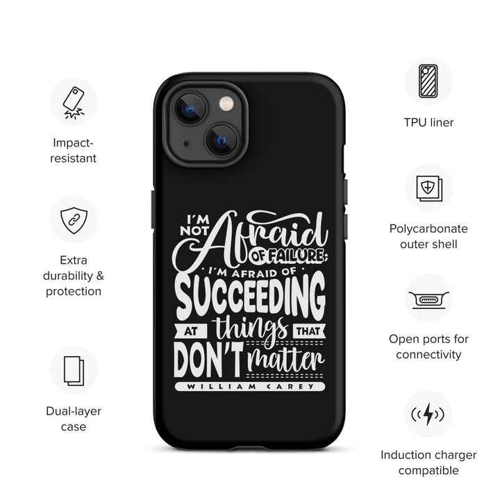 Christian Phone Case Things That Matter Black for iPhone® iPhone® Phone Cases   