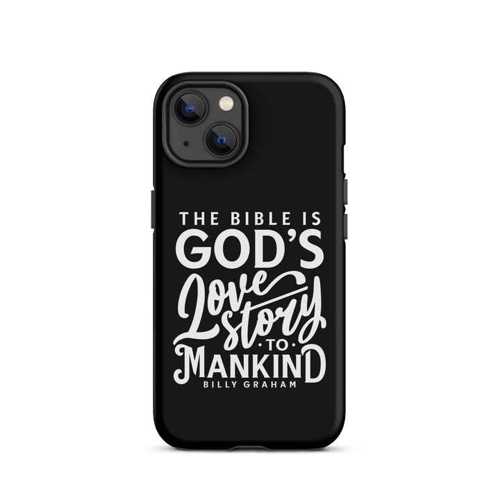 Christian Phone Case God's Love Story Black for iPhone® iPhone® Phone Cases Matte iPhone 13 