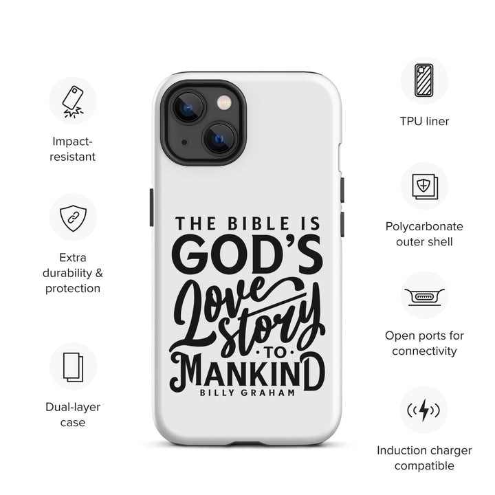 Christian Phone Case God's Love Story White for iPhone® iPhone® Phone Cases   