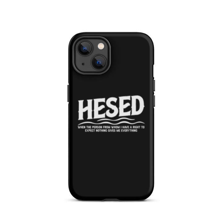 Christian Phone Case Hesed Everything Black for iPhone® iPhone® Phone Cases Matte iPhone 13 