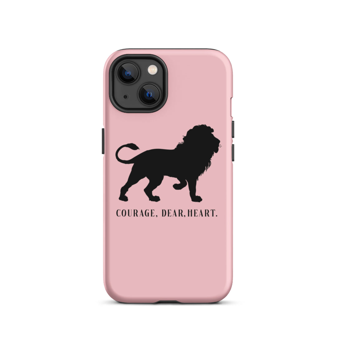 Christian Phone Case Courage Dear Heart Pink for iPhone® iPhone® Phone Cases Matte iPhone 13 