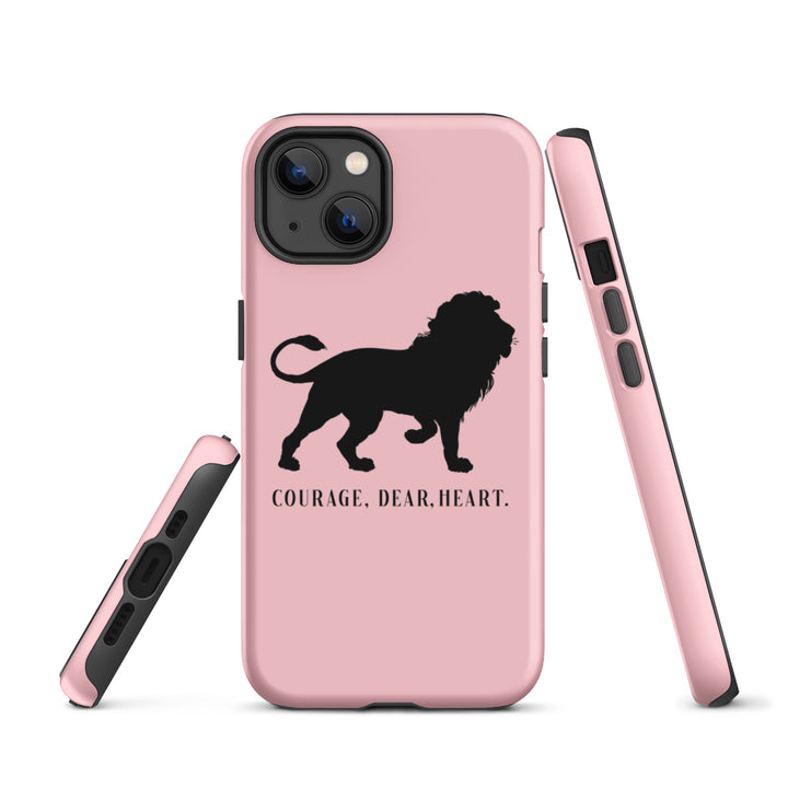 Christian Phone Case Courage Dear Heart Pink for iPhone® iPhone® Phone Cases   