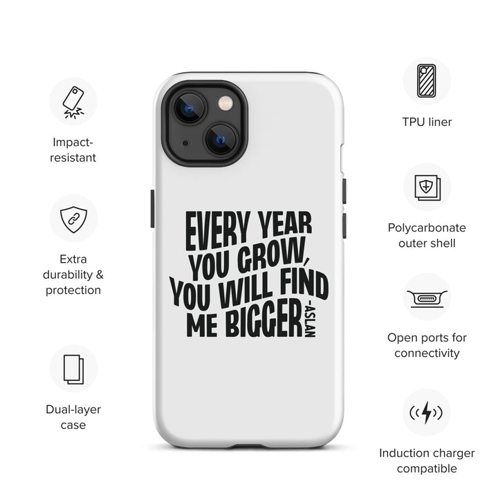 Christian Phone Case Every Year You Grow White  for iPhone® iPhone® Phone Cases   