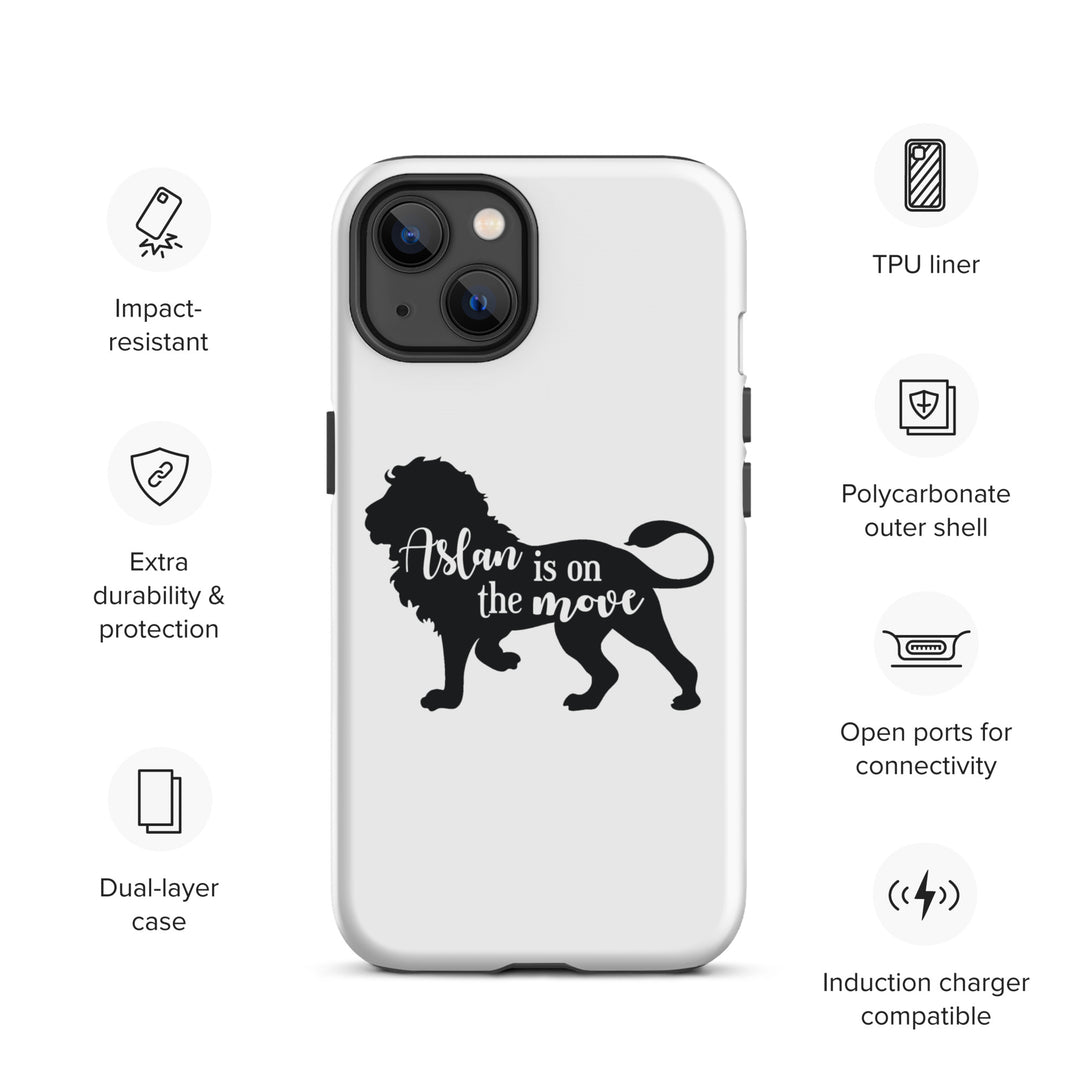 Christian Phone Case Aslan Is On The Move White for iPhone® iPhone® Phone Cases   