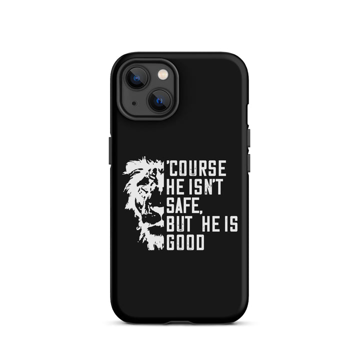 Christian Phone Case for iPhone® 'Course He Isn't Safe Black iPhone® Phone Cases Matte iPhone 13 