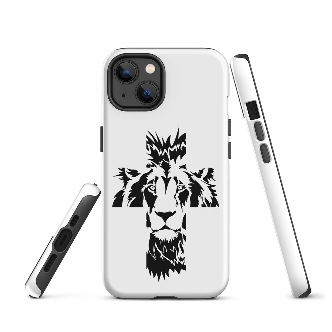 Christian Phone Case Aslan Cross White for iPhone® iPhone® Phone Cases   