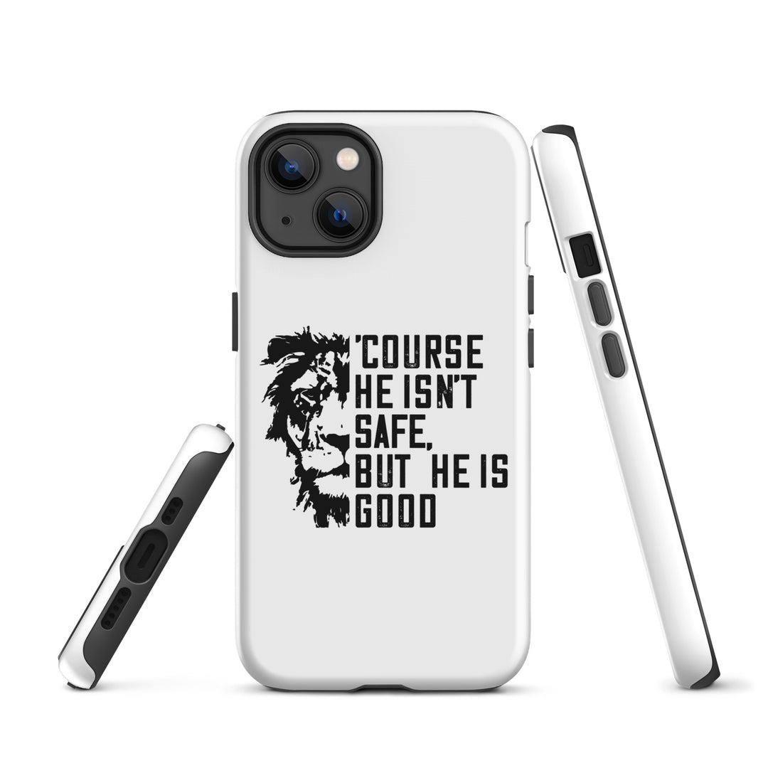 Christian Phone Case 'Course He Isn't Safe White for iPhone® iPhone® Phone Cases   