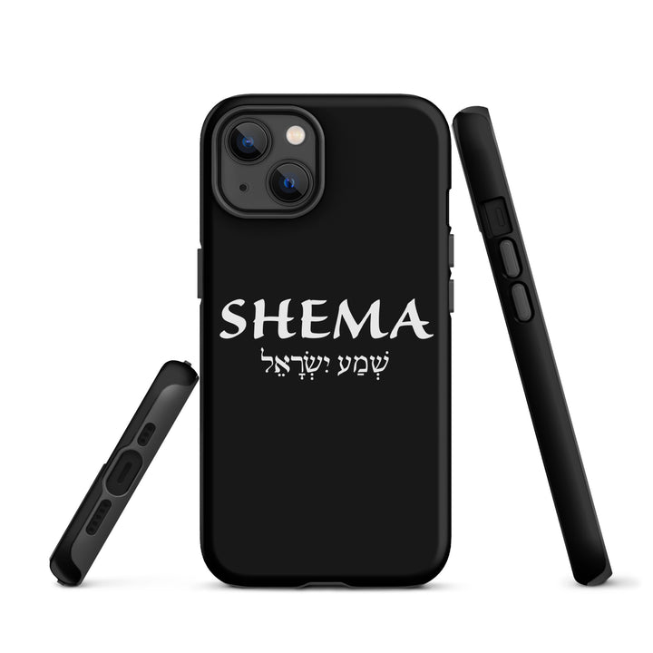 Christian Phone Case Shema Hebrew Black for iPhone® iPhone® Phone Cases   