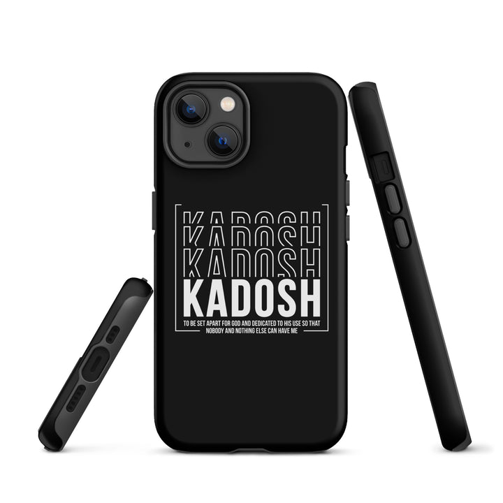 Christian Phone Case Kadosh Dedicated To His Use Black for iPhone® iPhone® Phone Cases   