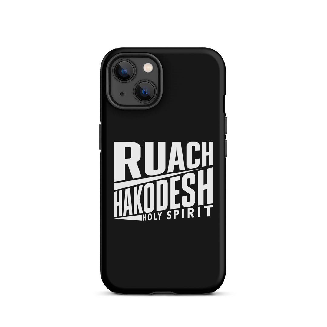 Christian Phone Case Ruach Hakodesh Holy Spirit Black for iPhone® iPhone® Phone Cases Matte iPhone 13 