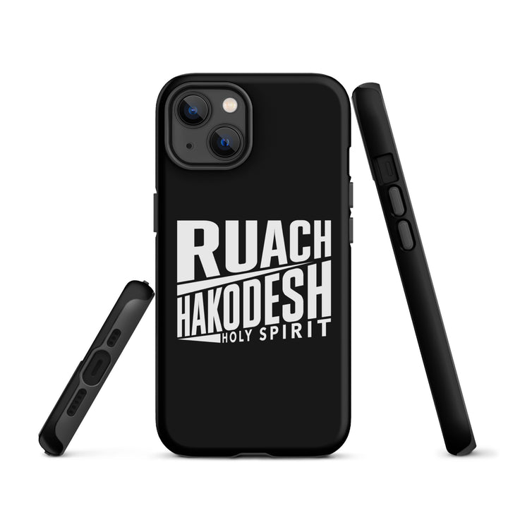 Christian Phone Case Ruach Hakodesh Holy Spirit Black for iPhone® iPhone® Phone Cases   