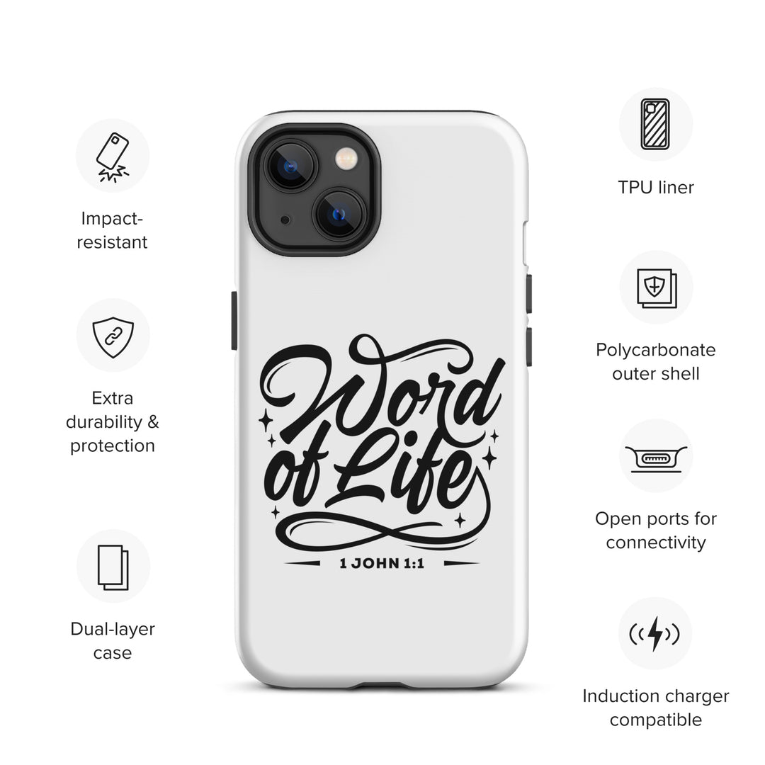 Christian Phone Case Word of Life White for iPhone® iPhone® Phone Cases   