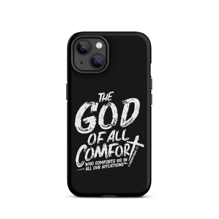 Christian Phone Case God of All Comfort Black for iPhone® iPhone® Phone Cases Matte iPhone 13 