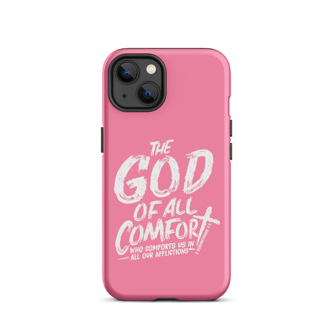 Christian Phone Case God of All Comfort Pink for iPhone® iPhone® Phone Cases Matte iPhone 13 