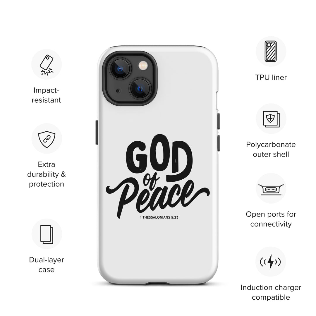 Christian Phone Case God of Peace White for iPhone® iPhone® Phone Cases   