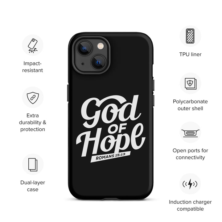 Christian Phone Case God of Hope Black for iPhone® iPhone® Phone Cases   