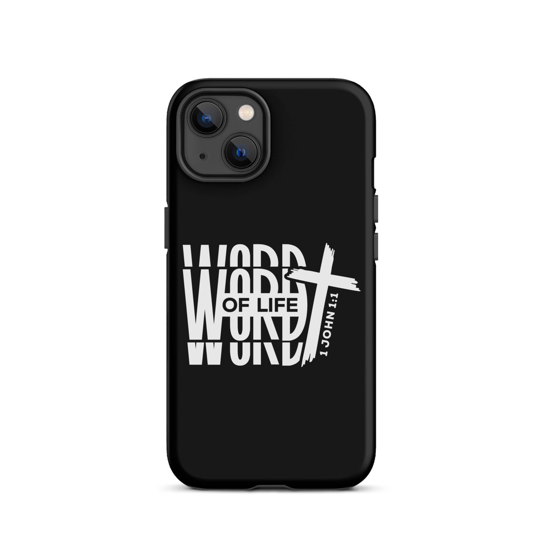 Christian Phone Case Word of Life Black for iPhone® iPhone® Phone Cases Matte iPhone 13 