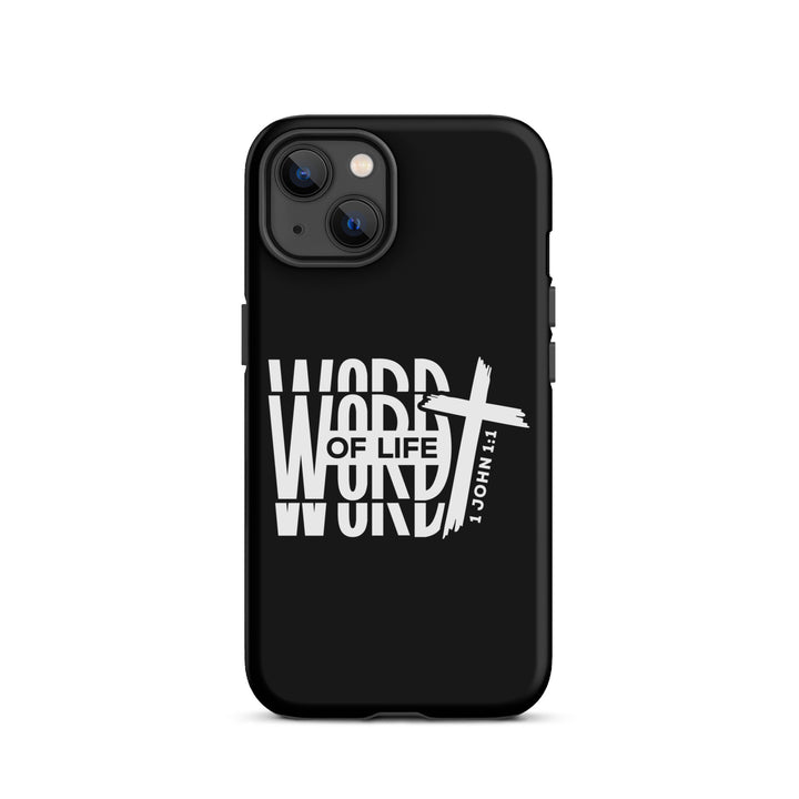 Christian Phone Case Word of Life Black for iPhone® iPhone® Phone Cases Matte iPhone 13 