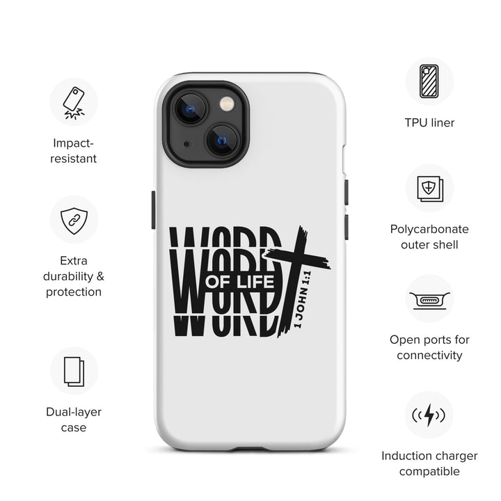 Christian Phone Case Word of Life White for iPhone® iPhone® Phone Cases   