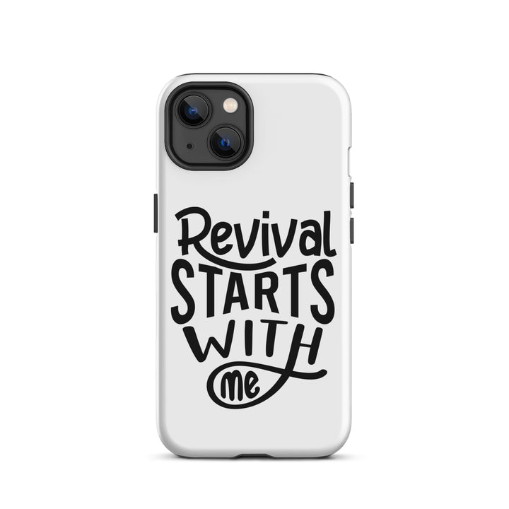 Christian Phone Case Revival Starts With Me White for iPhone® iPhone® Phone Cases Matte iPhone 13 