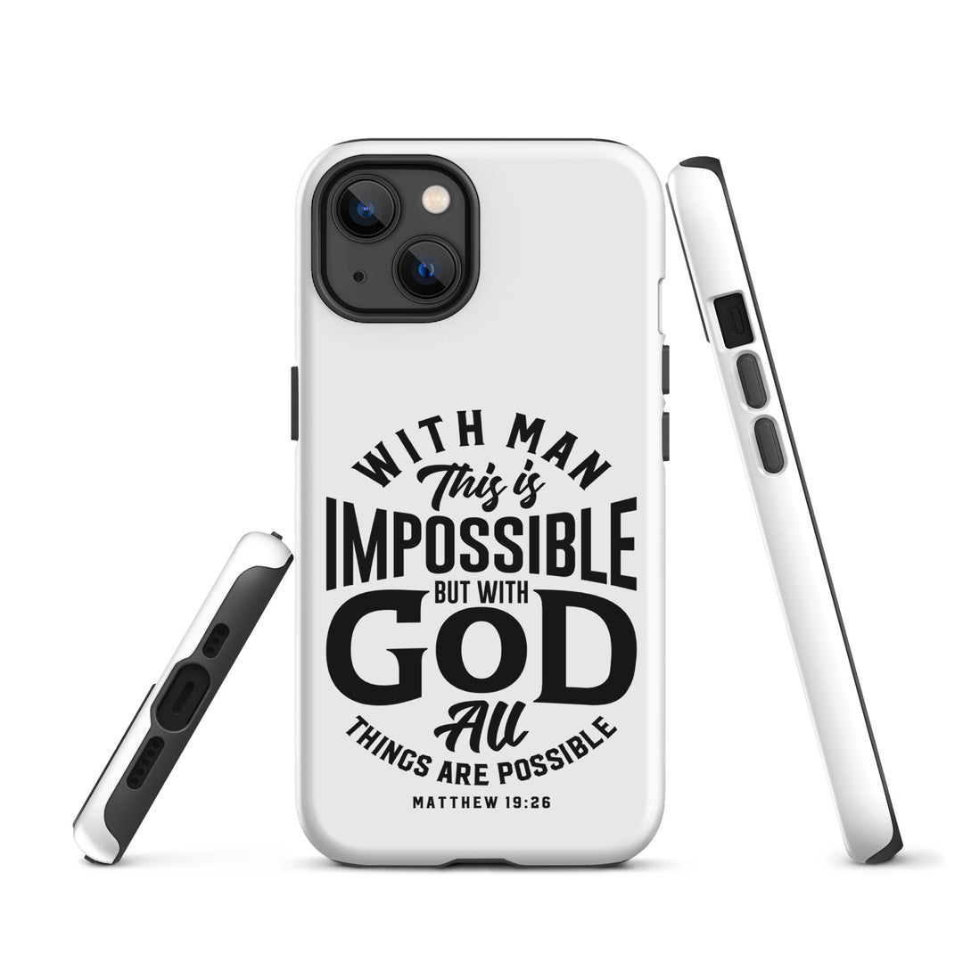 Christian Phone Case All Things Possible White for iPhone® iPhone® Phone Cases   