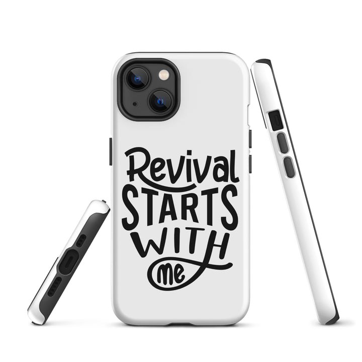 Christian Phone Case Revival Starts With Me White for iPhone® iPhone® Phone Cases   