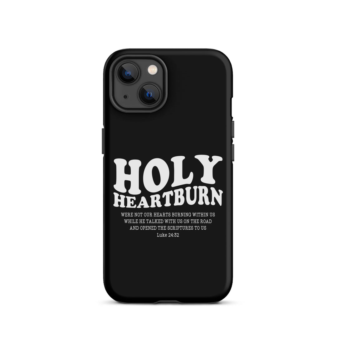 Christian Phone Case Holy Heartburn Black for iPhone® iPhone® Phone Cases Matte iPhone 13 