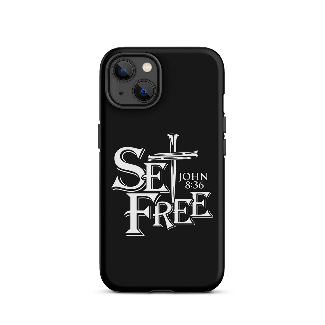 Christian Phone Case Set Free Black for iPhone® iPhone® Phone Cases Matte iPhone 13 