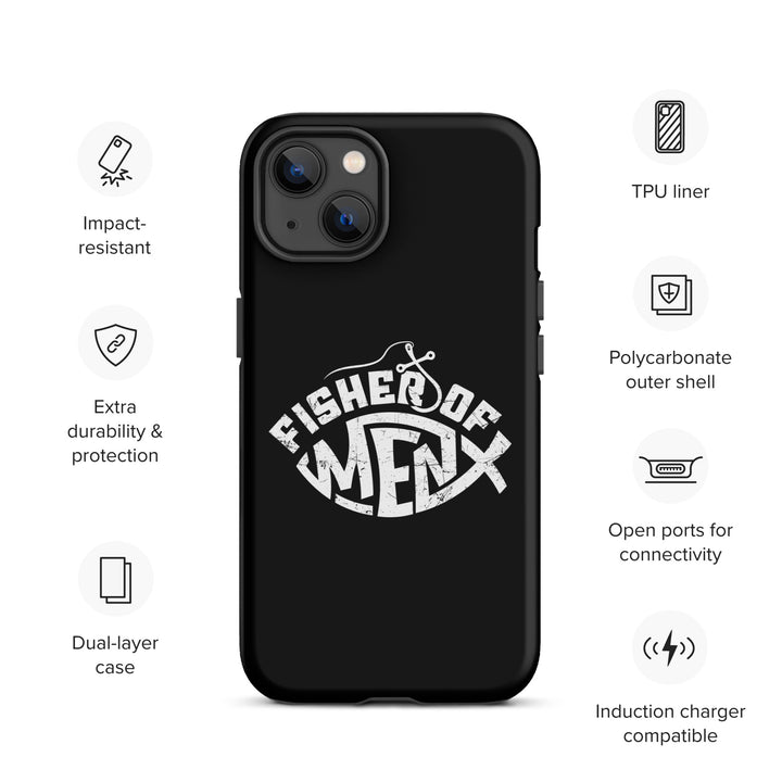 Christian Phone Case Fisher of Men Black for iPhone® iPhone® Phone Cases   