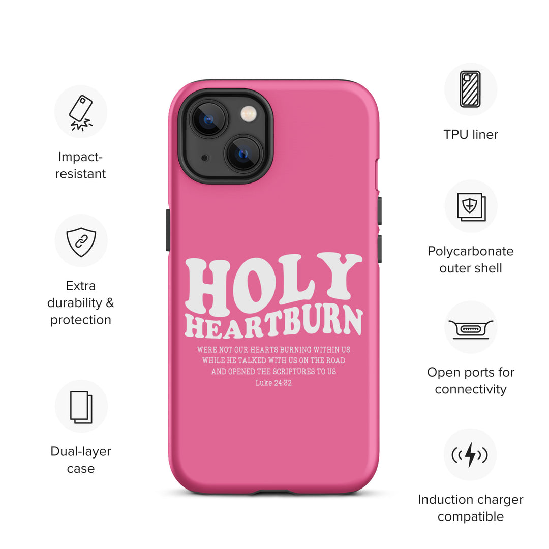 Christian Phone Case Holy Heartburn Pink  for iPhone® iPhone® Phone Cases   