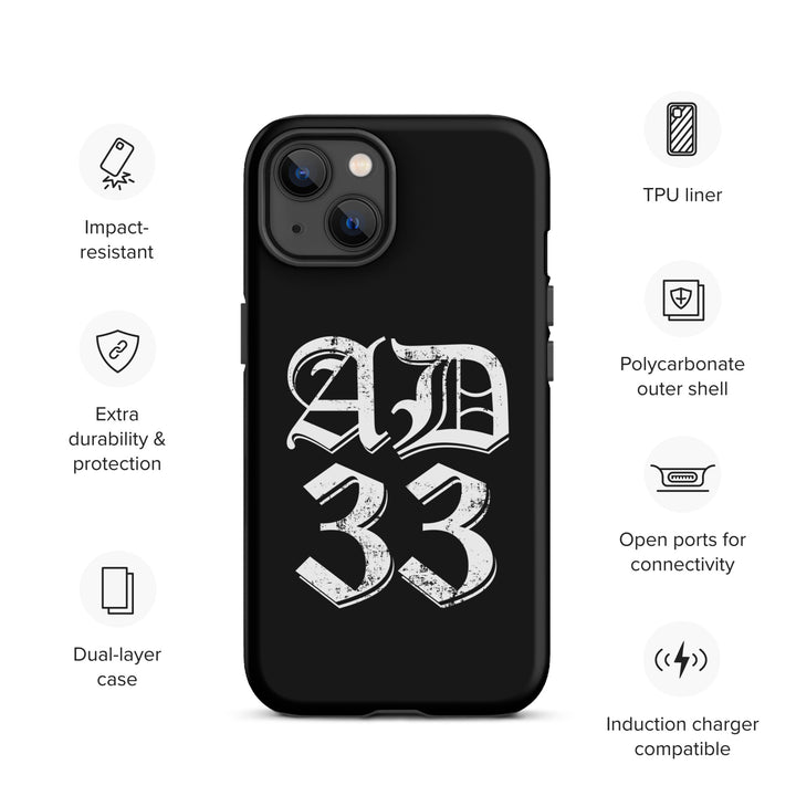 Christian Phone Case AD 33 Old English Black for iPhone® iPhone® Phone Cases   