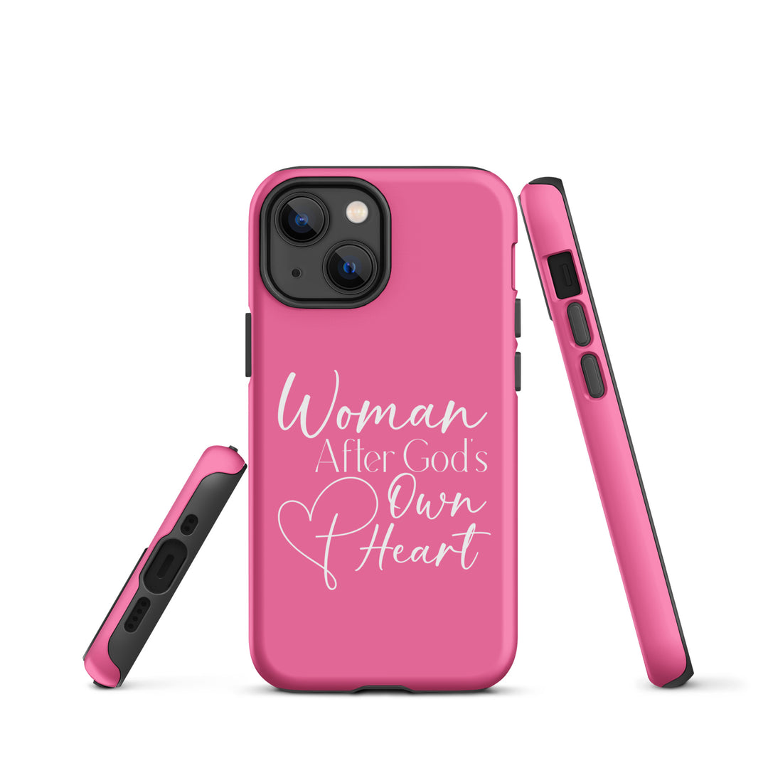 Christian Phone Case Woman After God's Heart Pink for iPhone® iPhone® Phone Cases   