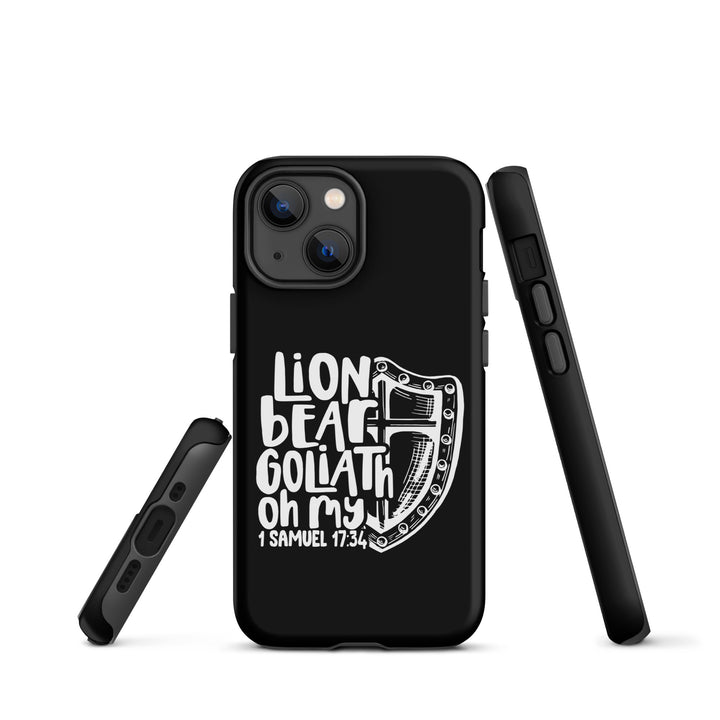 Christian Phone Case Lion Bear Goliath Oh My for iPhone® iPhone® Phone Cases   