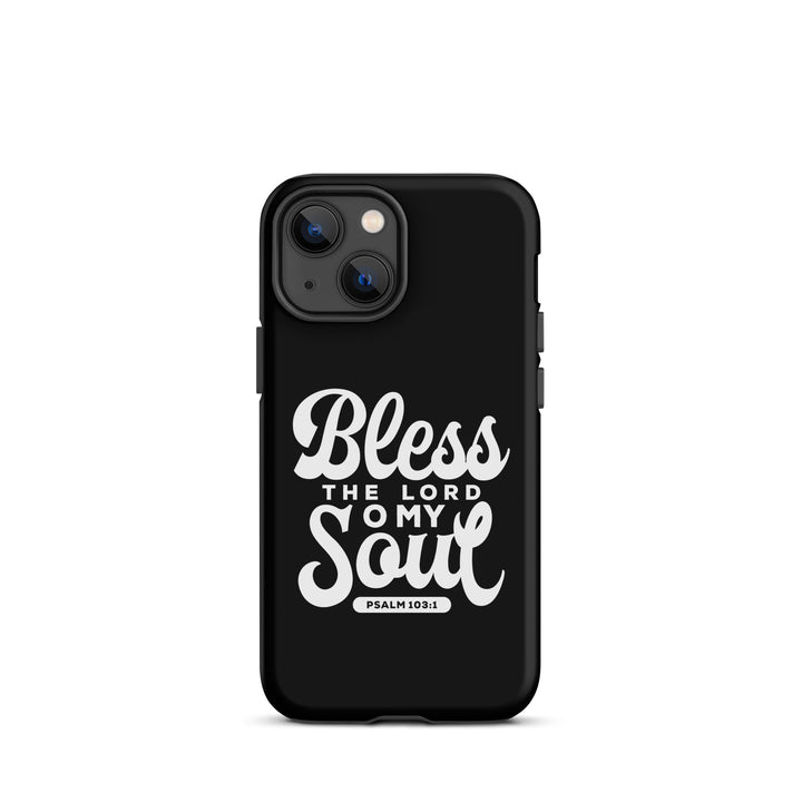 Christian Phone Case Bless The Lord Tough for iPhone® iPhone® Phone Cases Matte iPhone 13 mini 