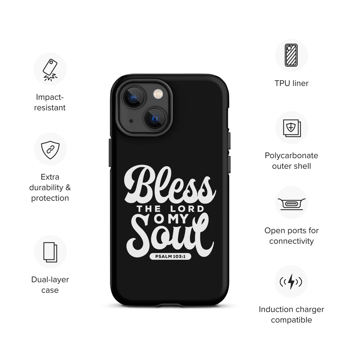 Christian Phone Case Bless The Lord Tough for iPhone® iPhone® Phone Cases   