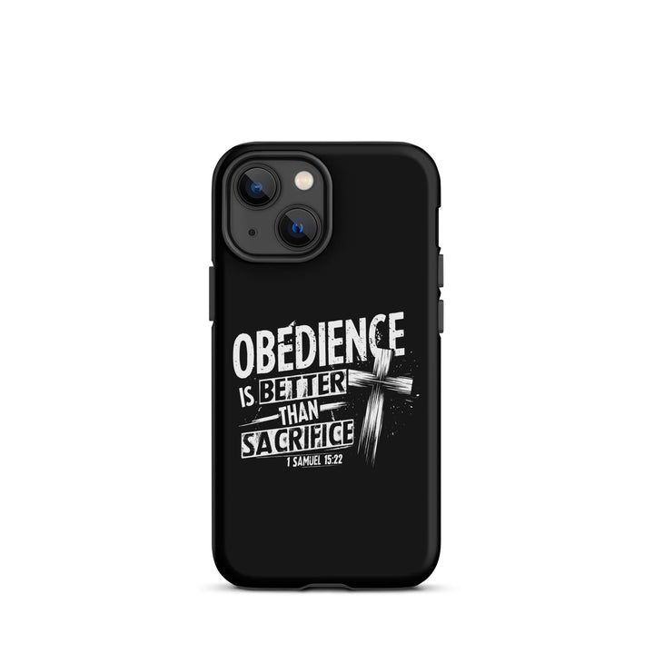 Christian Phone Case Obedience Is Better for iPhone® iPhone® Phone Cases Matte iPhone 13 mini 