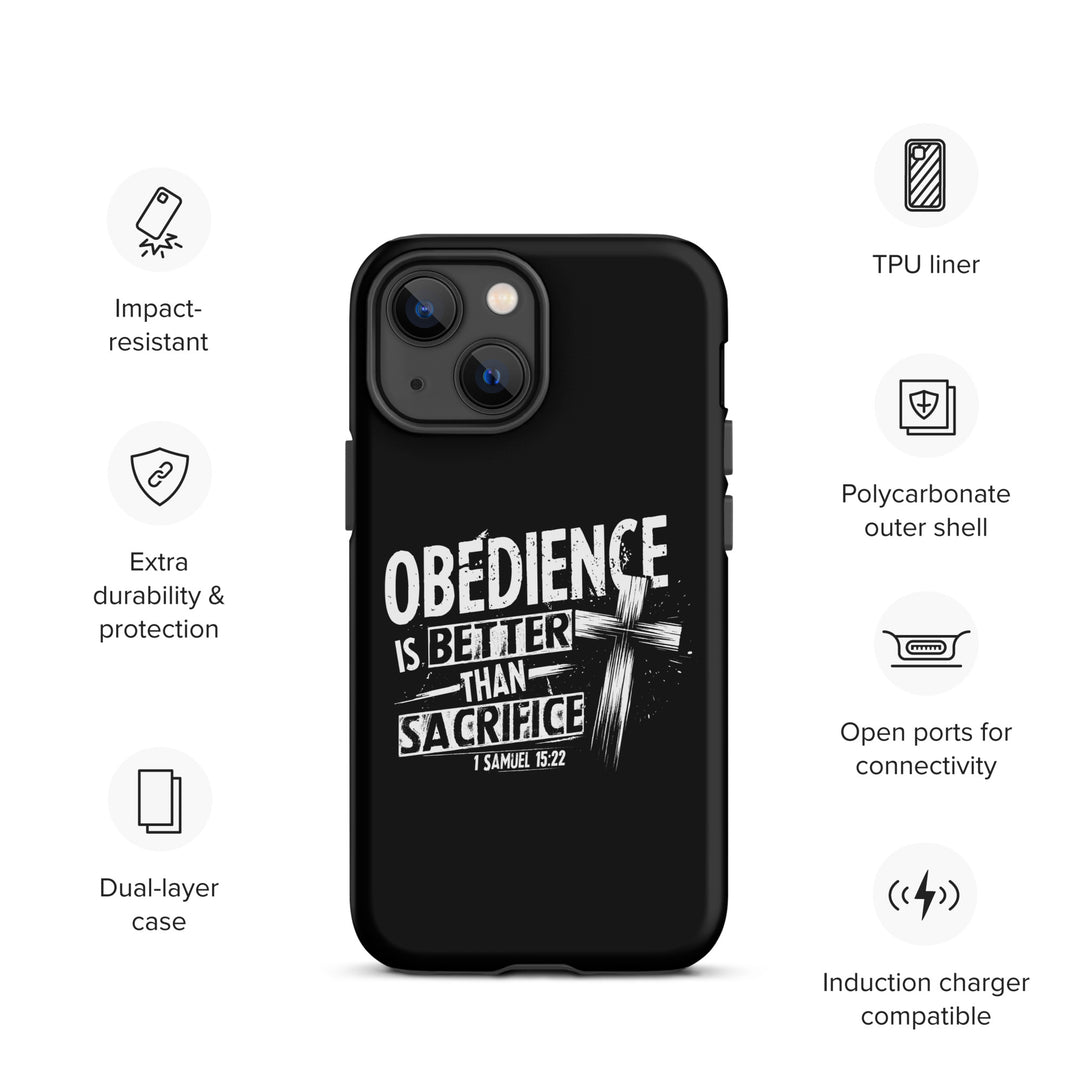 Christian Phone Case Obedience Is Better for iPhone® iPhone® Phone Cases   